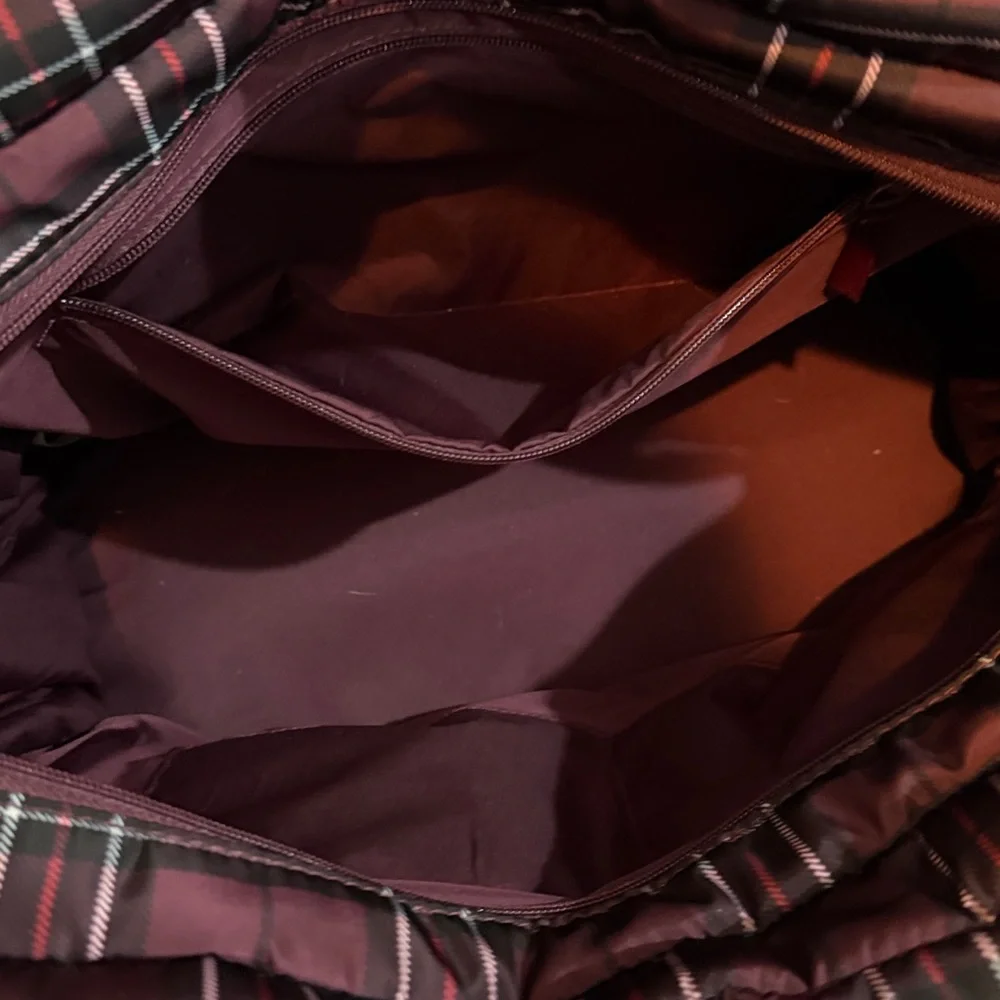 Victoria’s Secret Puffer Tote and Cosmetics Bag